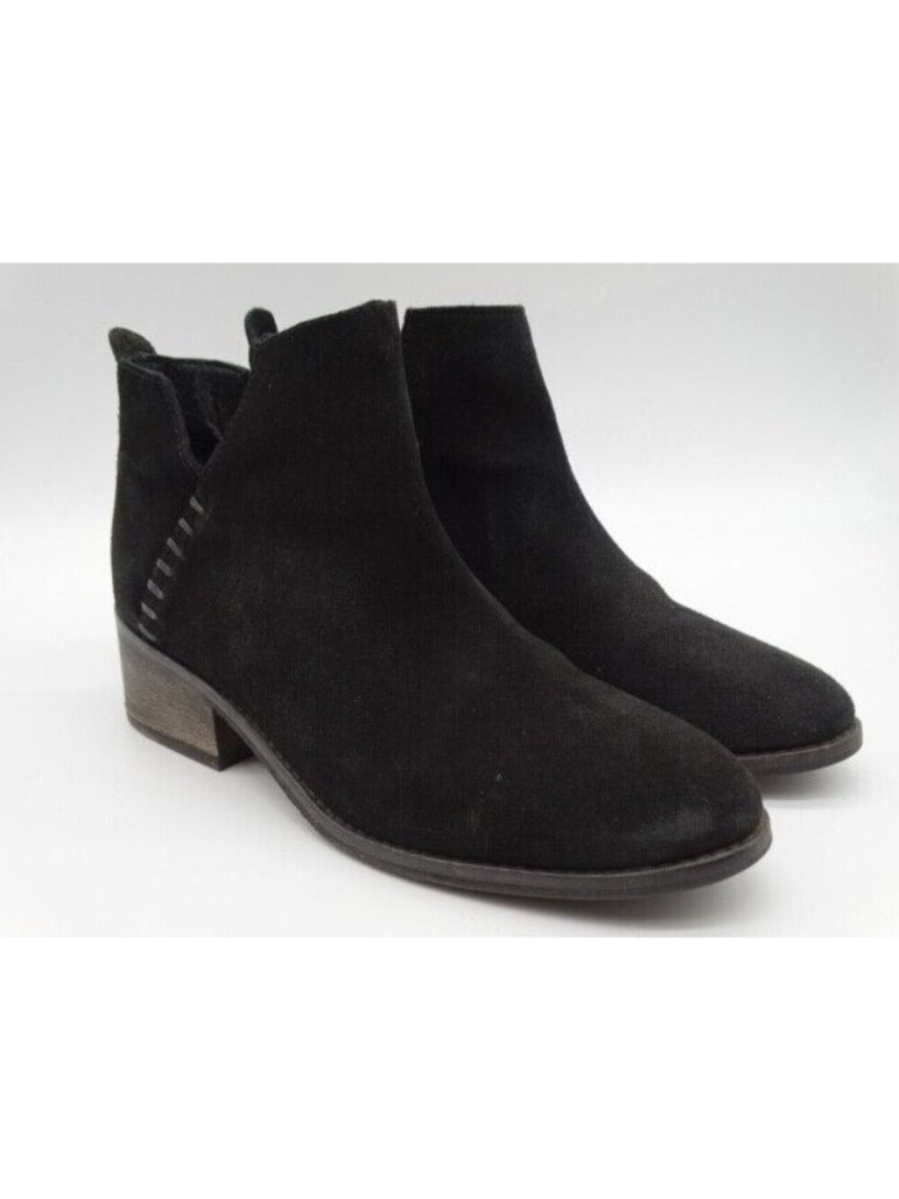 Diba True Women's Boots Size 8 M Black Veeva Deeva Suede Booties Shoes